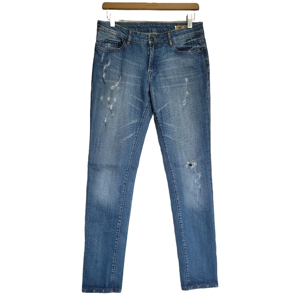 Blank NYC Distressed Blue Jeans Size 29